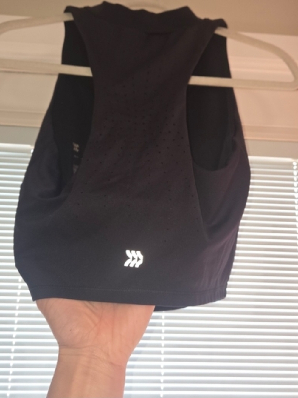Black Performance Racerback Sports Bra